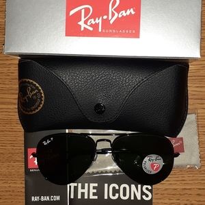 Ray-Ban Aviator Large Metal Polarized Unisex Sungl